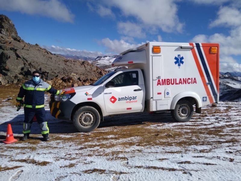 ambulancia para emergencias prehospitalarias