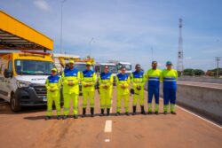 Equipes da concessionária Via Brasil participam de simulação de acidente com carga perigosa